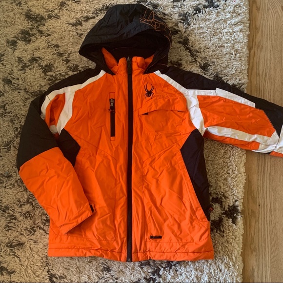 spyder orange jacket